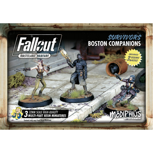 

Фигурка Fallout: Wasteland Warfare – Survivors: Boston Companions Modiphius