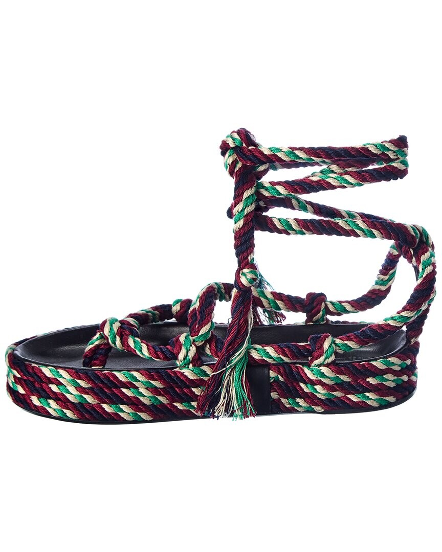Сандалии Isabel Marant Erol Rope, серый — фото 4