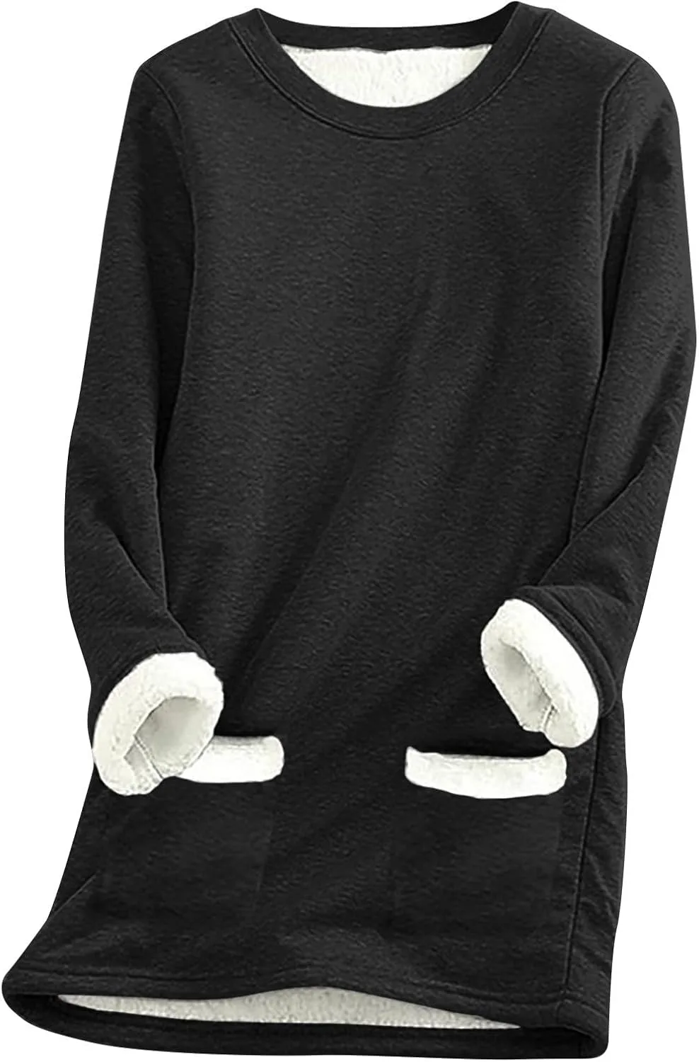 

Женский зимний теплый свитшот Sherpa с флисовой подкладкой hlysgo