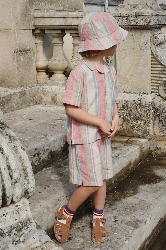 

Детская льняная шляпа VENICE BUCKET HAT Konges Sløjd, мультиколор