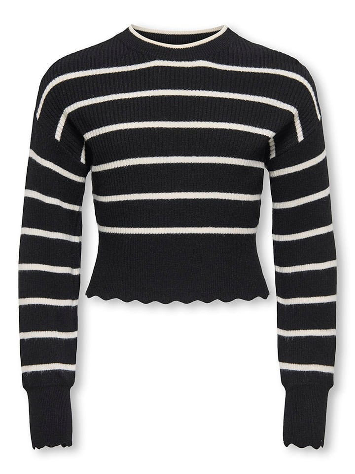 

KIDS ONLY Свитер "Иби" в черно-кремовом цвете