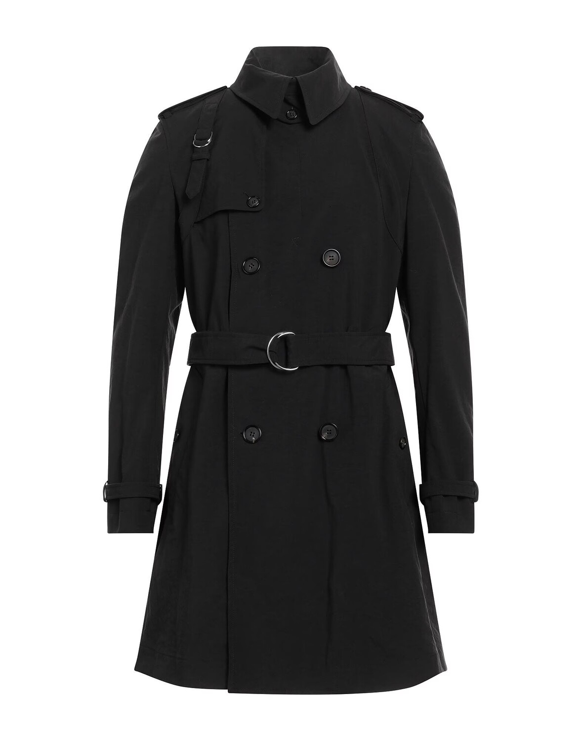 

Тренч Alexander Mcqueen, черный