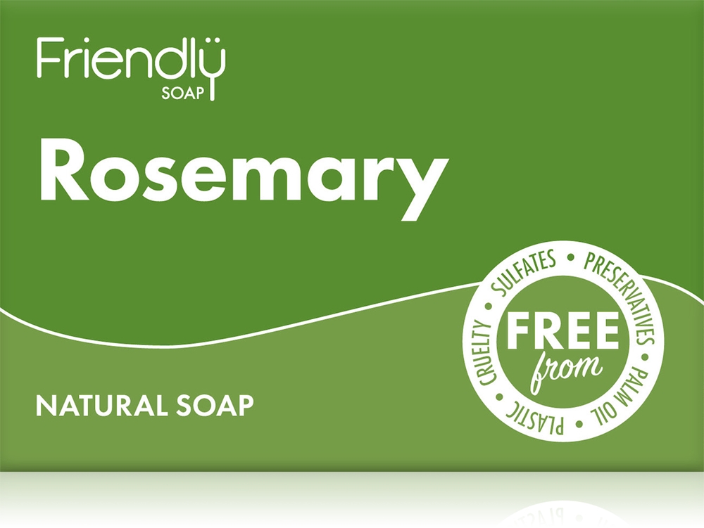 

Натуральное мыло с розмарином Friendly Soap, 95 гр
