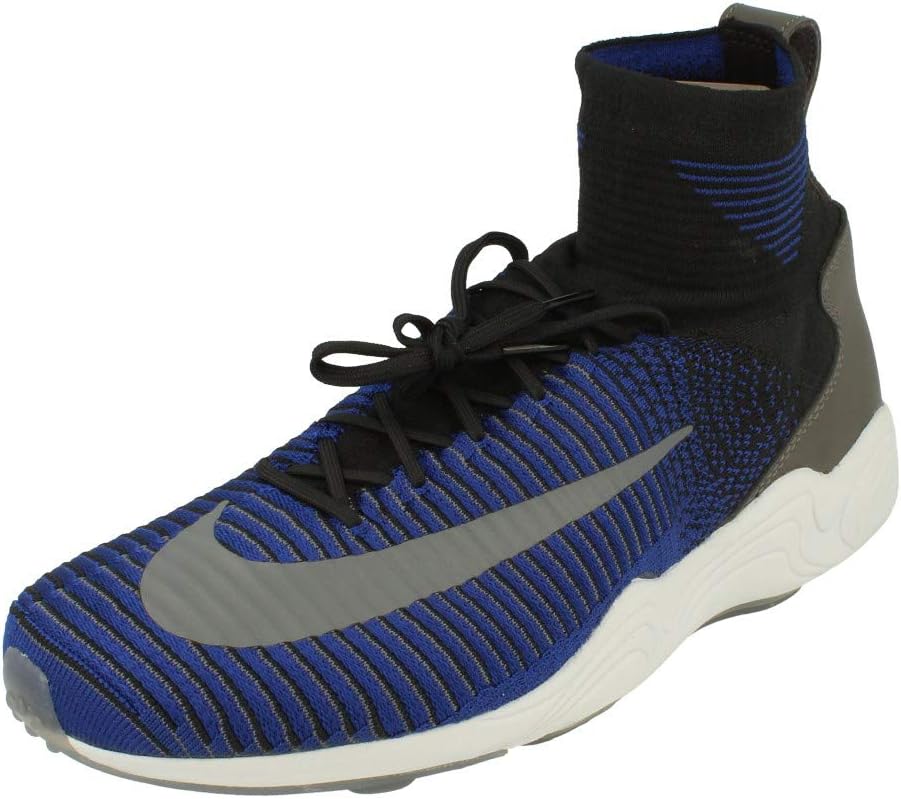 

Кроссовки Nike Zoom Mercurial XI Flyknit FC Mens fashion-sneakers 852616, Black Dark Grey 004