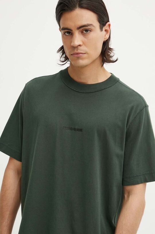 

Хлопковая футболка Abercrombie & Fitch, зеленый