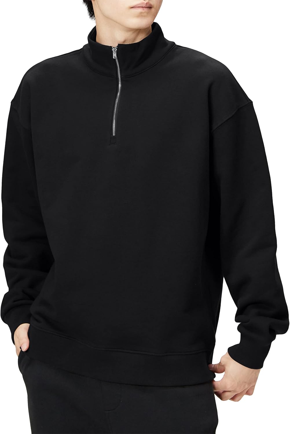 

Толстовка Fruit of the Loom FTL Heavy-Duty с половинной молнией, унисекс, для взрослых, черный