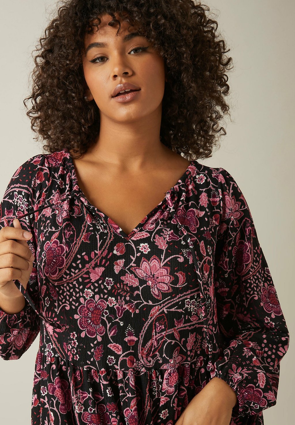 

Повседневное платье CRINKLE BOHO Evans, розовый