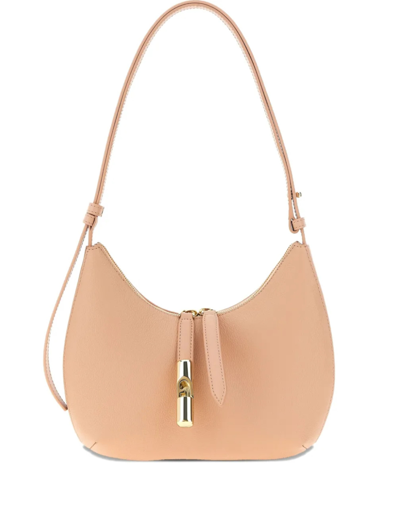 

Кожаная сумка через плечо Goccia Furla, розовый
