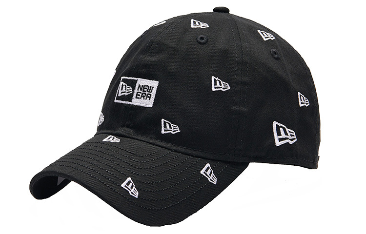 

New Era Хлопковая бейсболка унисекс черная, Black