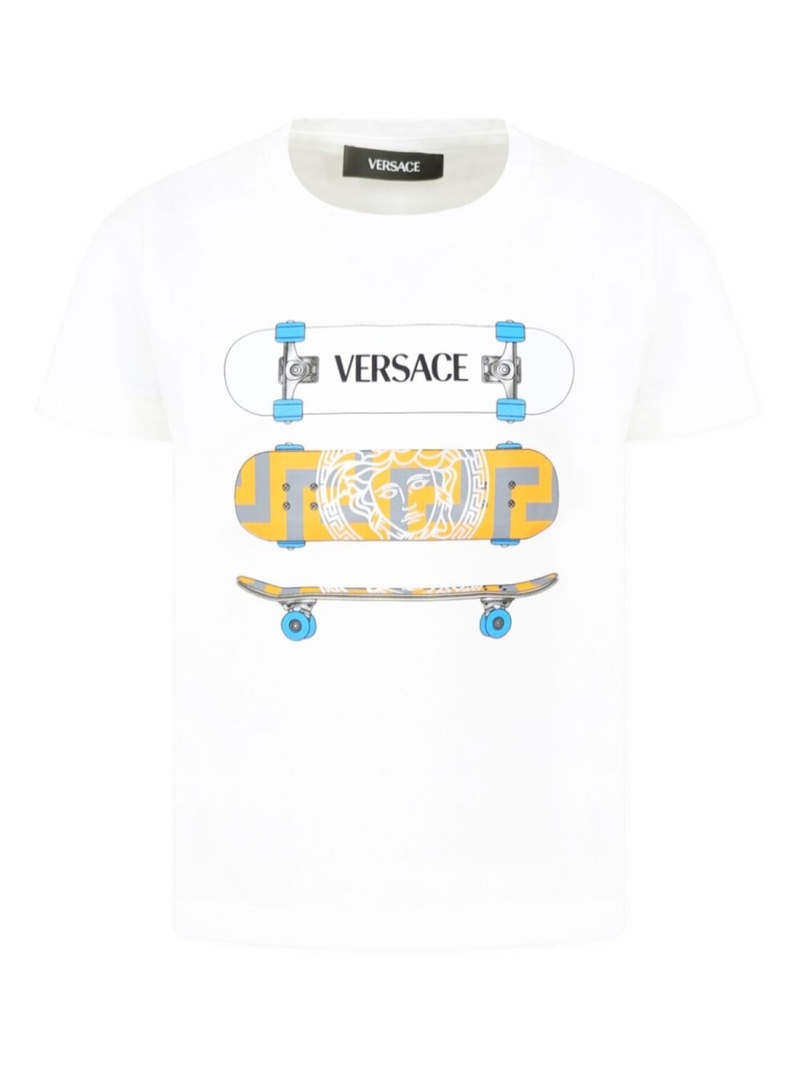 

Футболка с принтом Versace Kids, белый