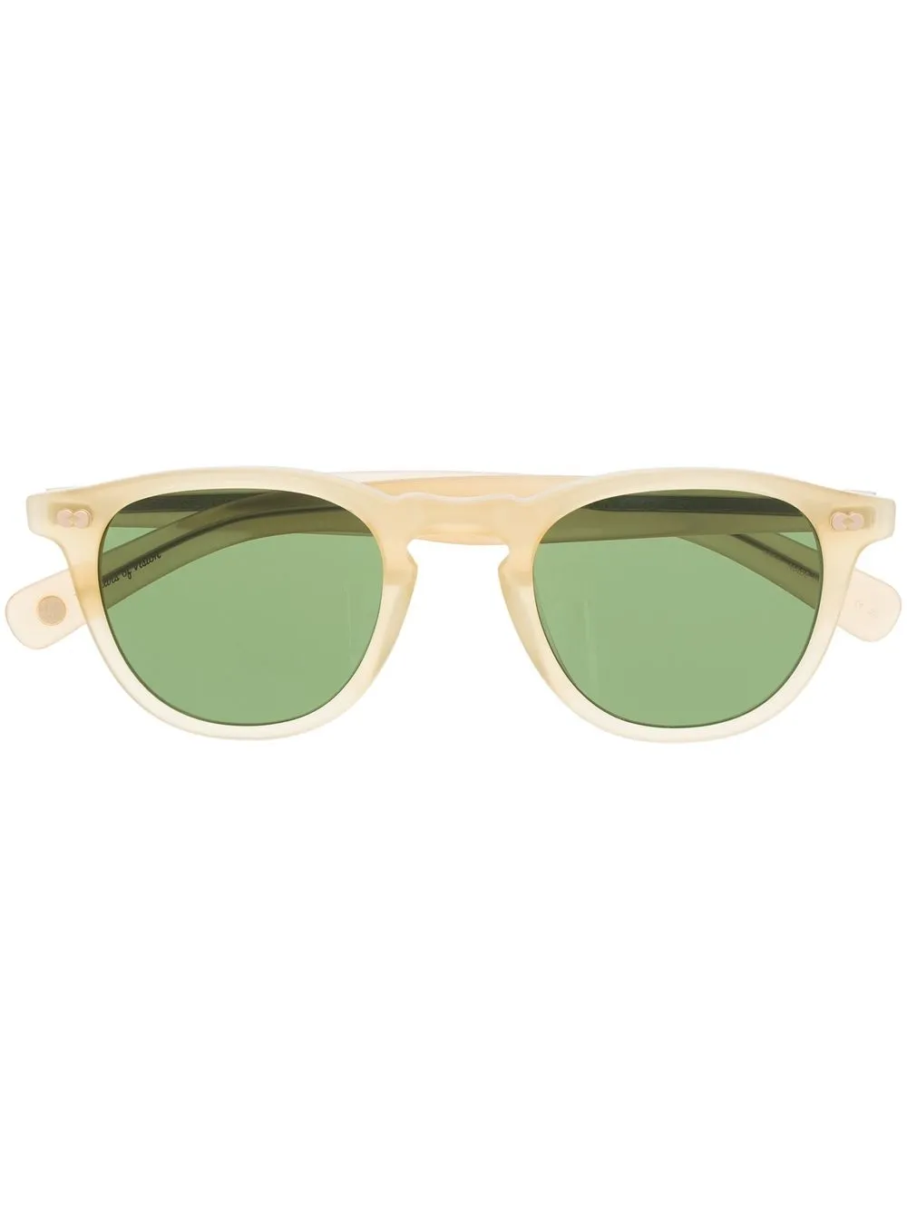 

Hampton tinted-lens sunglasses Garrett Leight, нейтральный