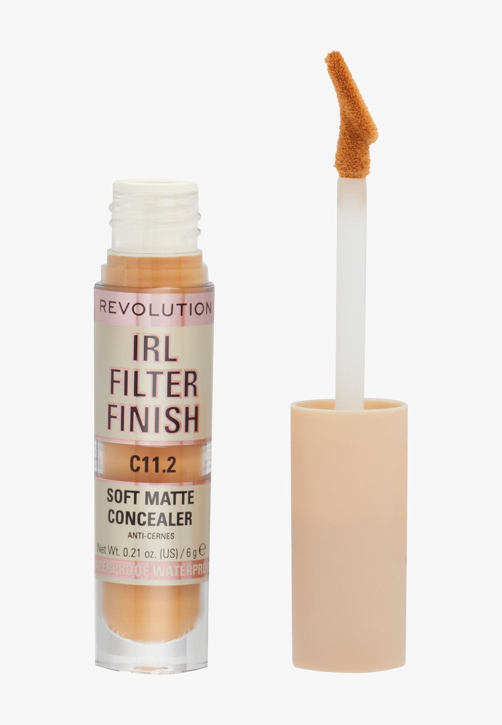 

Консилер Revolution Irl Filter Finish Concealer Makeup Revolution, коричневый