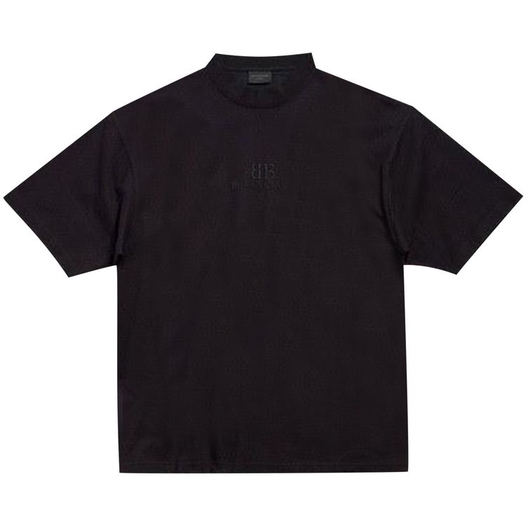 

Футболка Balenciaga Classic T-Shirt 'Washed Black', черный