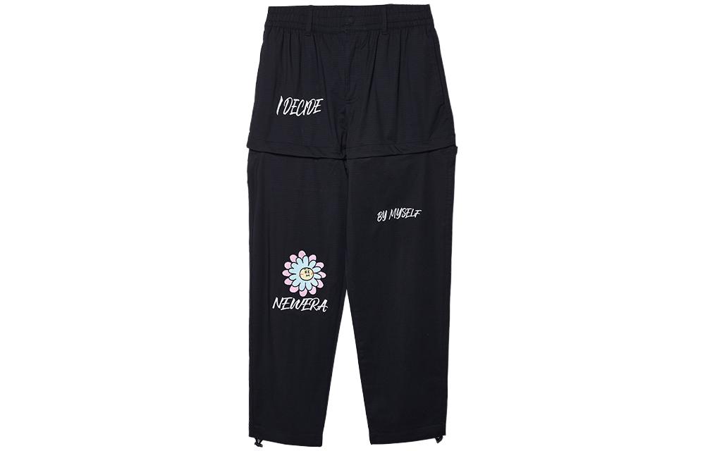 

New Era Женские повседневные брюки черного цвета