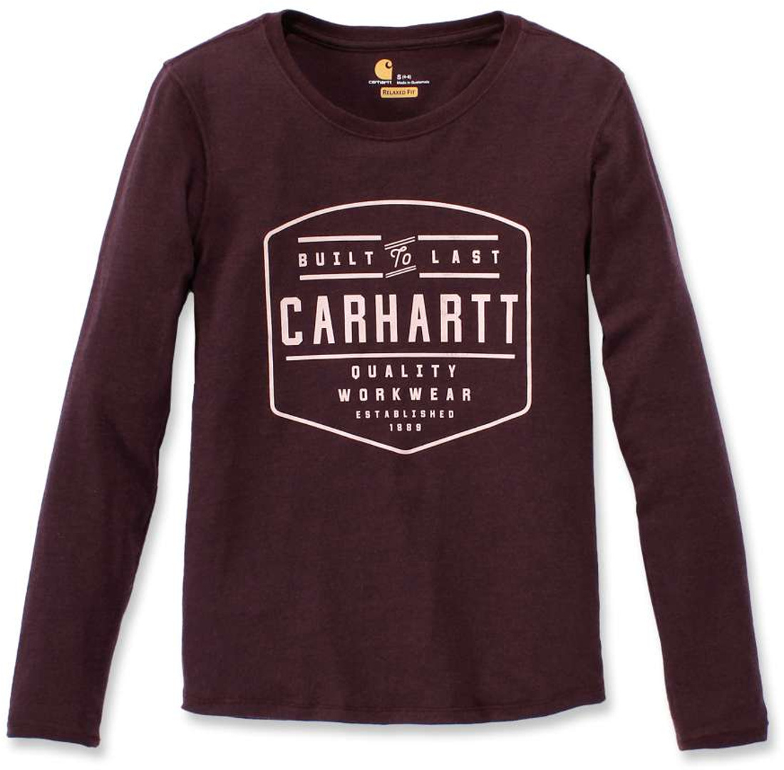 

Лонгслив Carhartt Lockhart Ladies Long Sleeve Shirt, бордовый