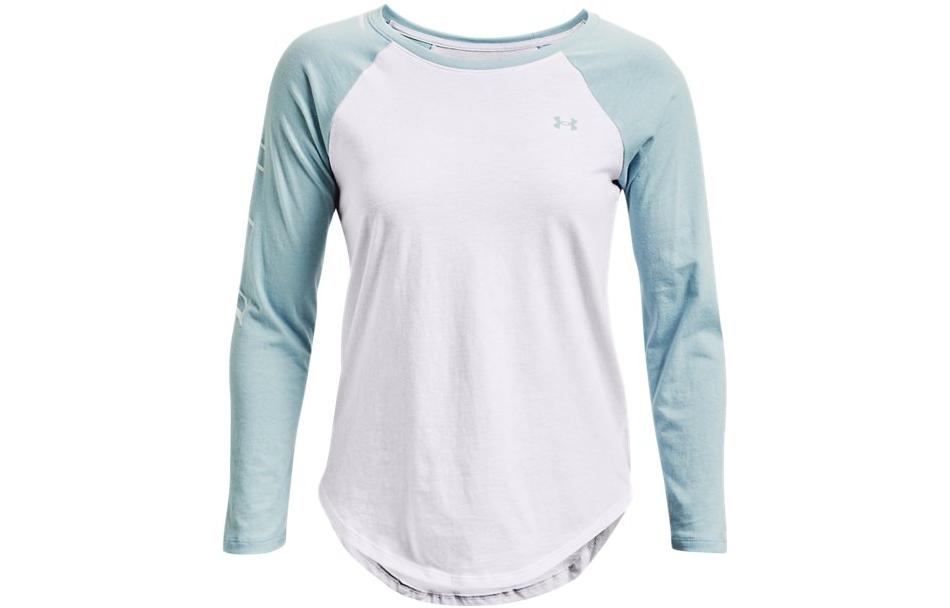 

Футболка с длинными рукавами женская белая Under Armour