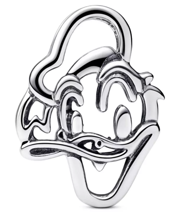 

Ажурные подвески в виде Дональда Дака от Disney Pandora, silver