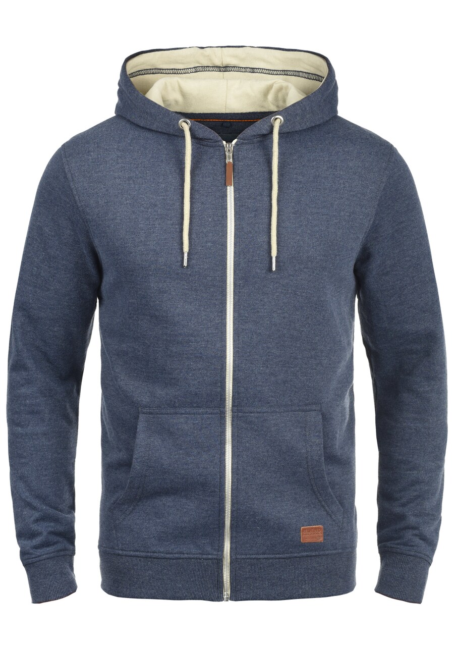 

Толстовка с капюшоном на молнии BLEND Zip-Up Hoodie Hulker, темно-синий