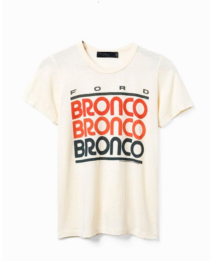 

Женская футболка Ford Bronco Original Junk Food Clothing, коричневый/бежевый