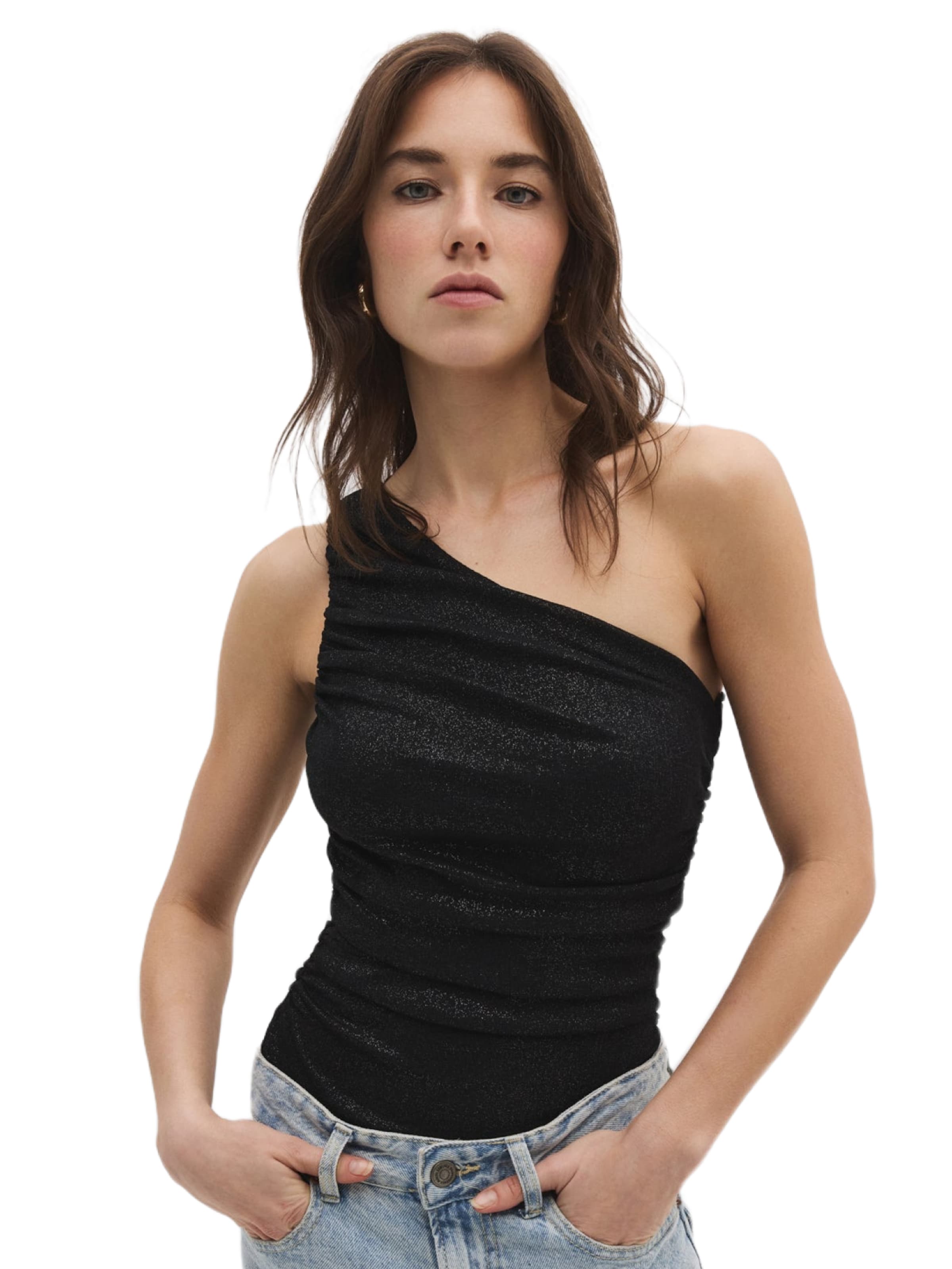 

No Matter What Боди-рубашка в черном цвете