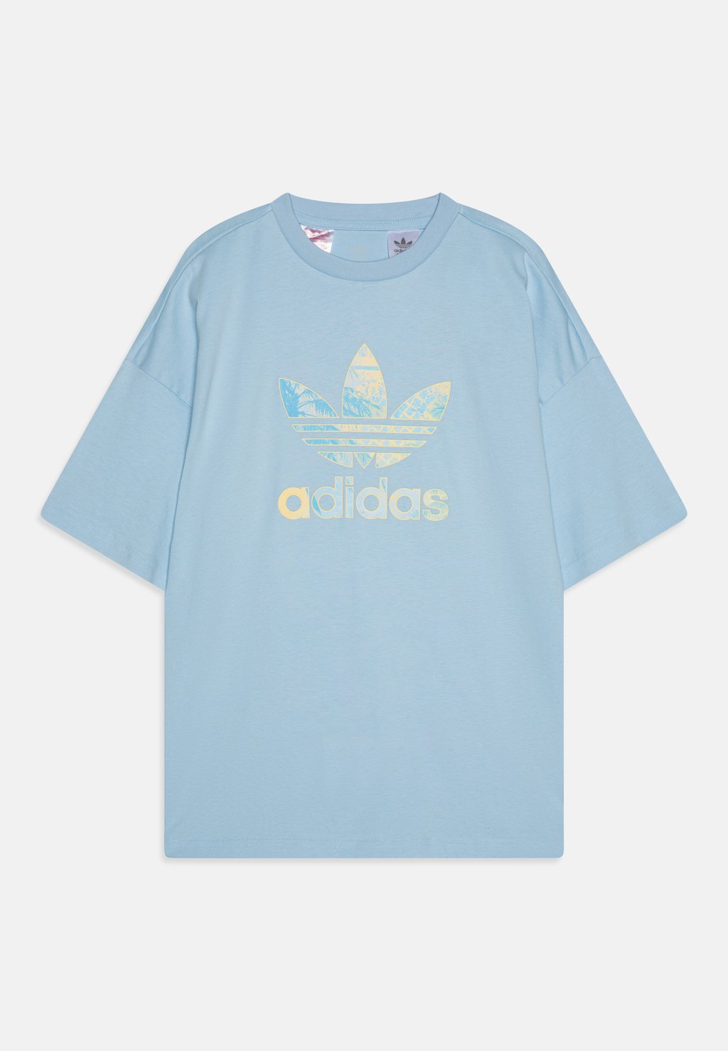 

Футболка с принтом TEE UNISEX adidas Originals, светло-голубой
