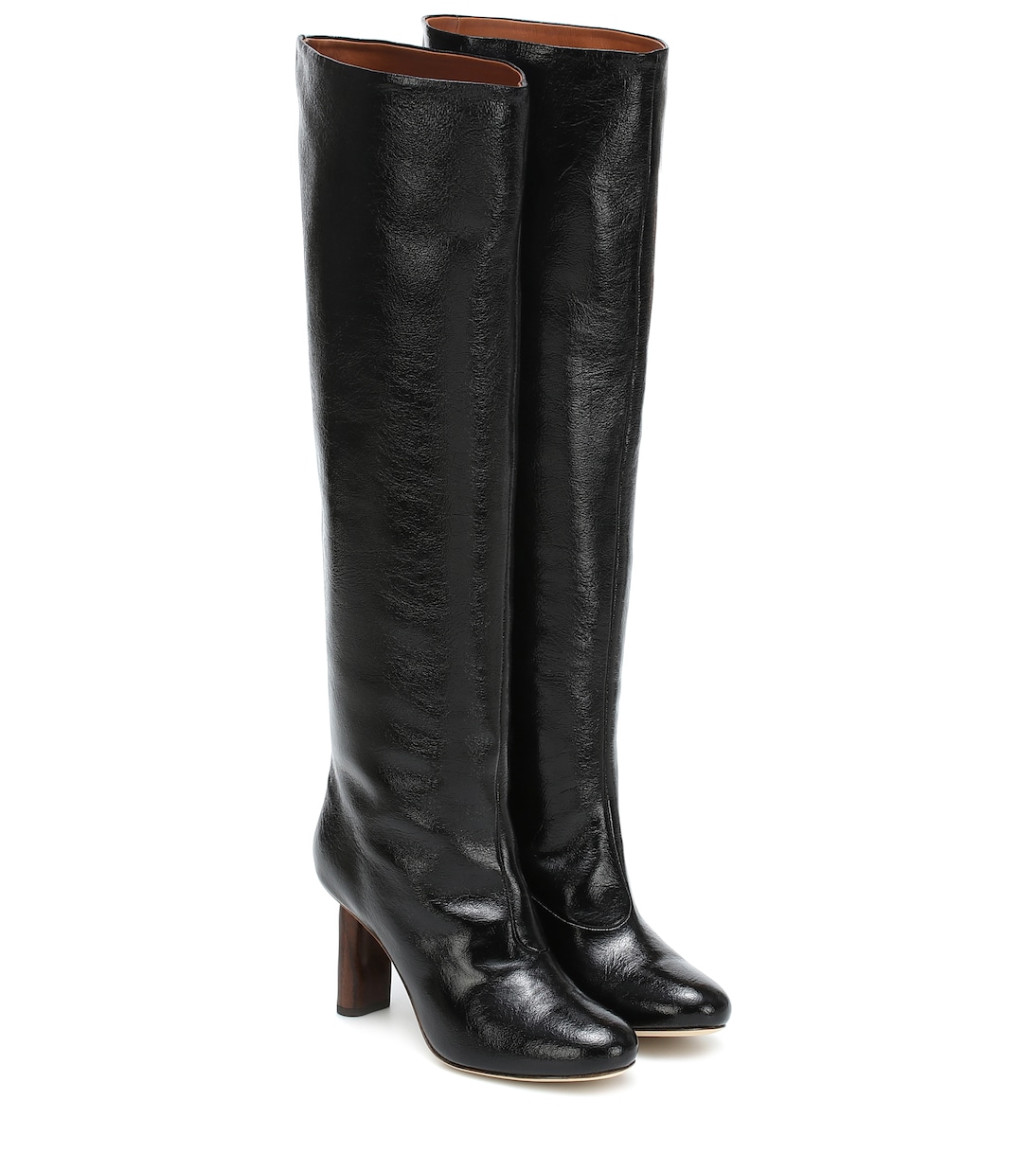 Сапоги Allegra из кожи до колена Rejina Pyo, Leather Black