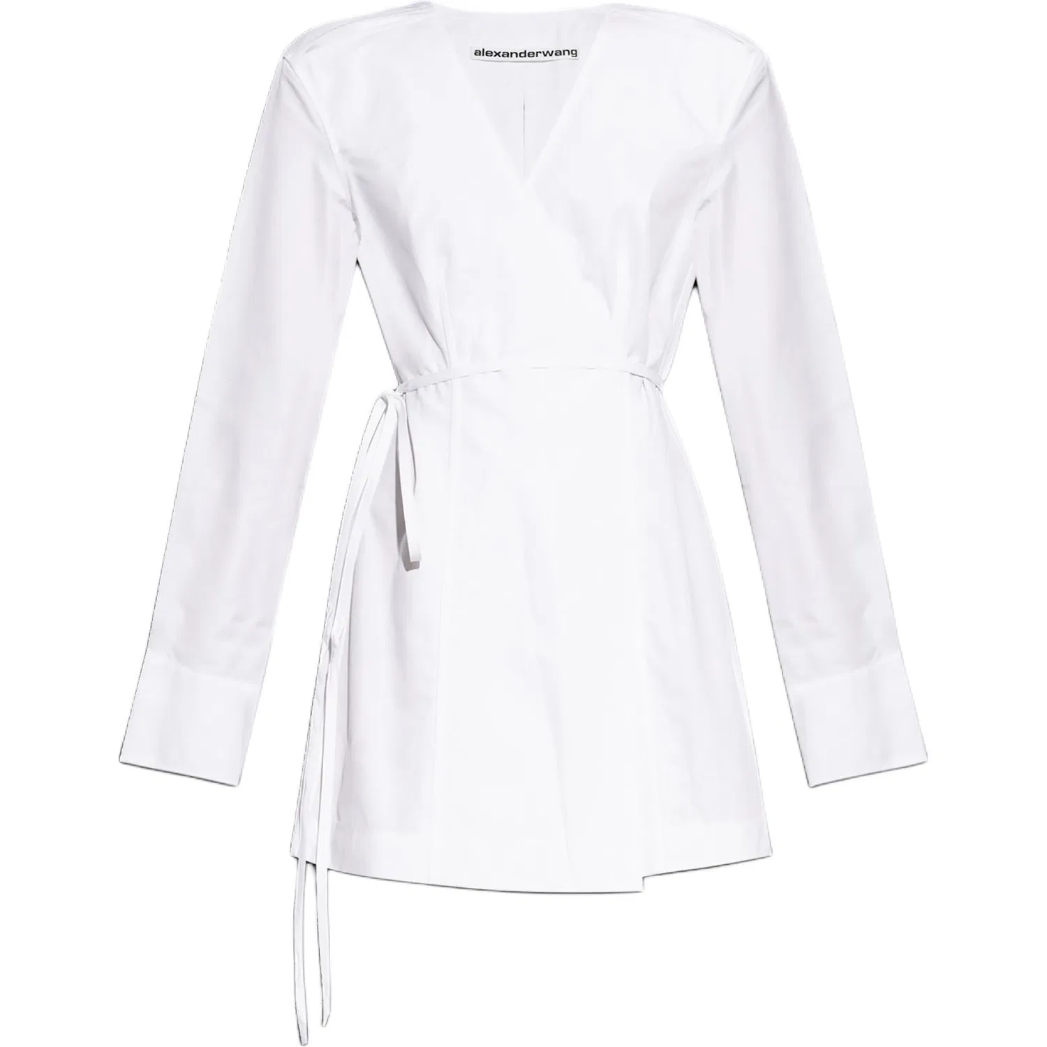 Платье мини Wrapped Alexander Wang, White