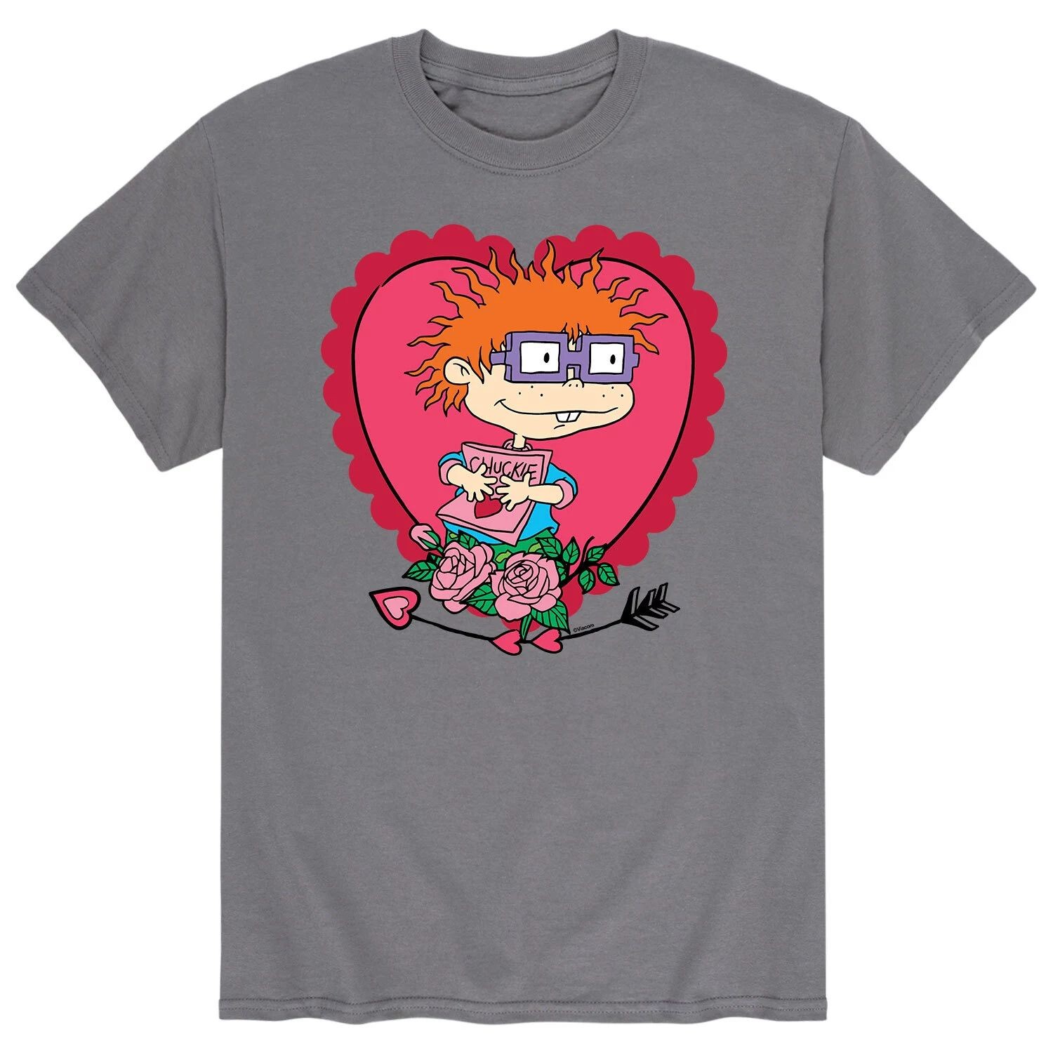 

Мужская футболка Rugrats Valentines Chuckie Love Licensed Character