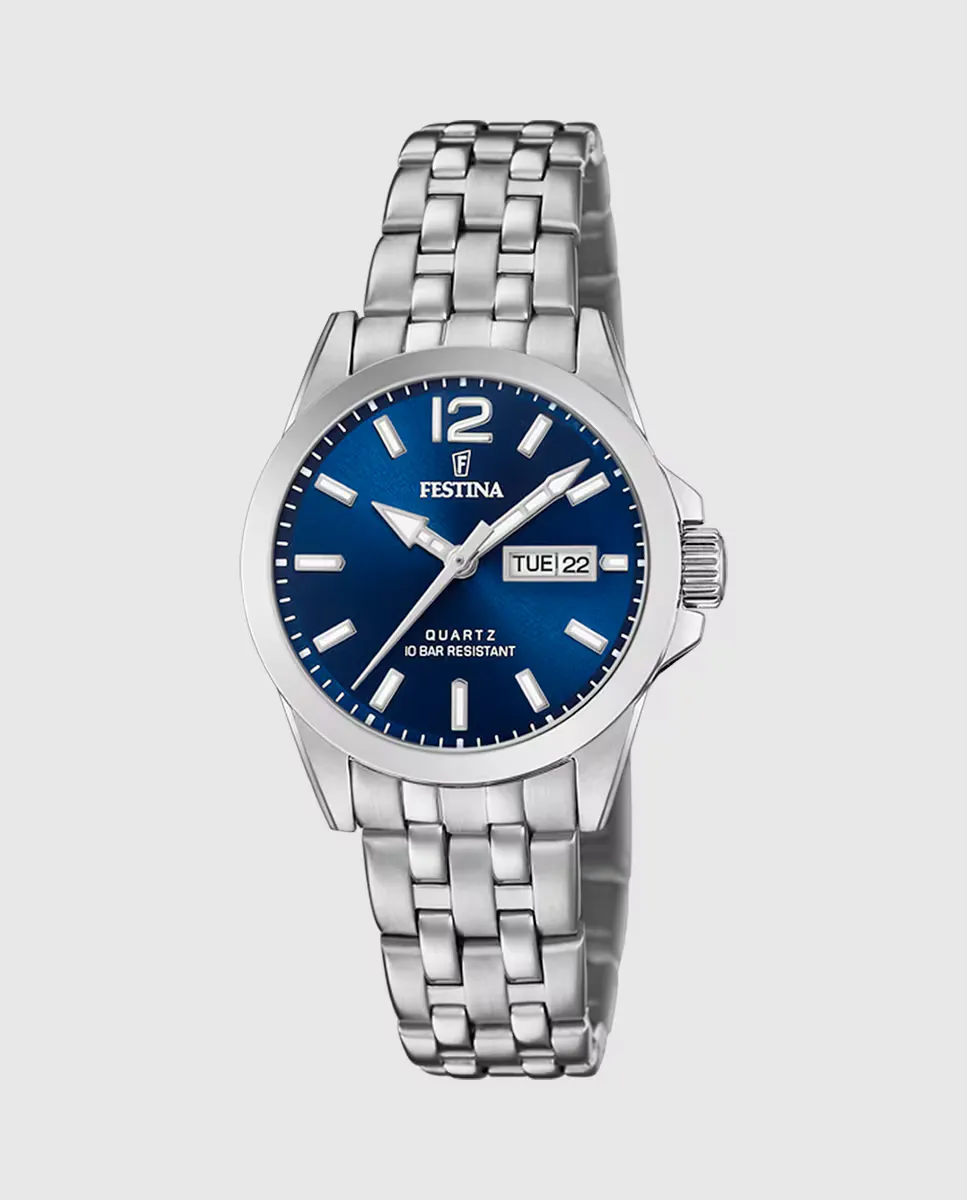 

Женские часы F20455/3 Acero Classico в серебристой стали Festina, серебряный