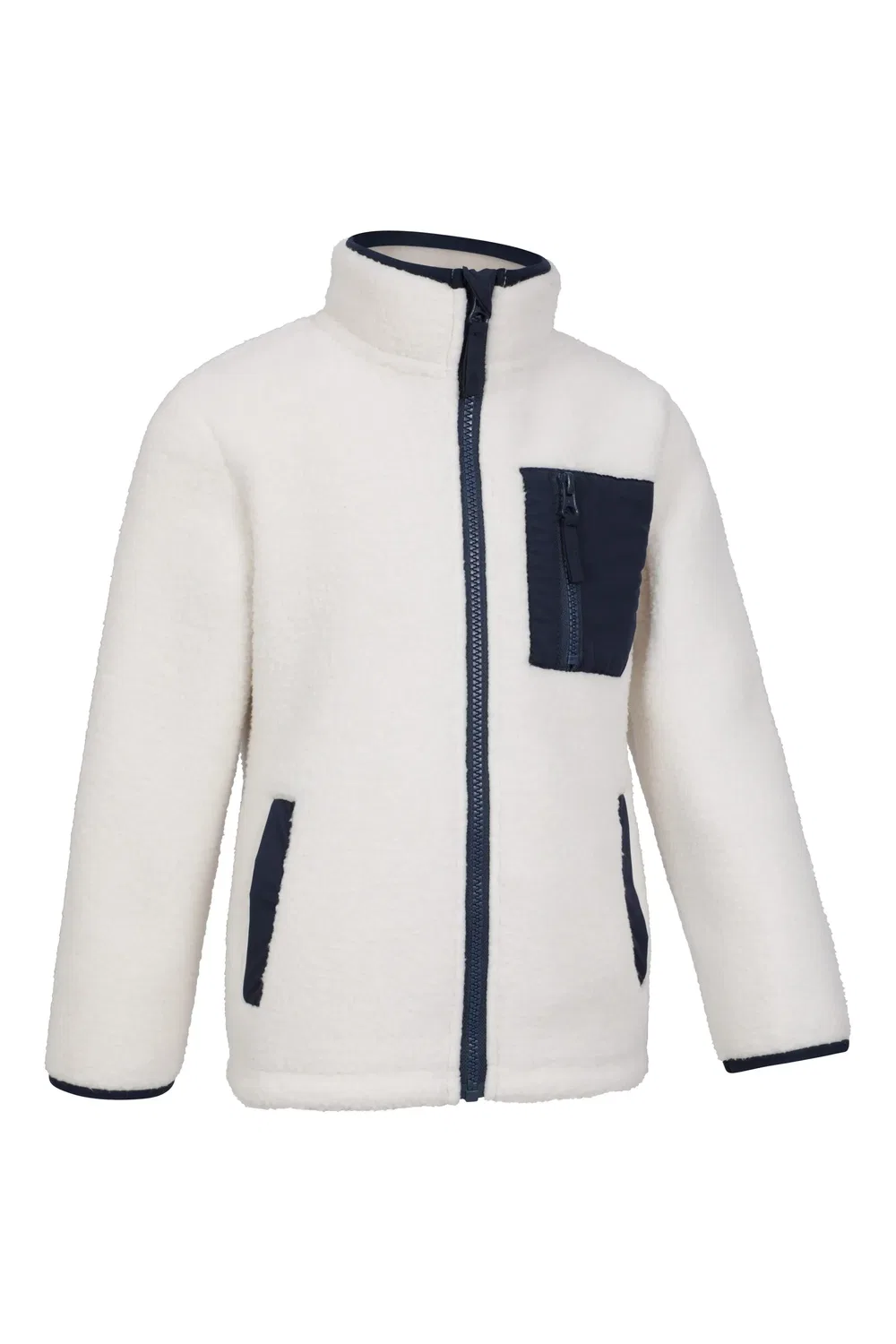 Детская флисовая кофта Mountain Warehouse Atlas Full Zip Borg, бежевый — фото 3