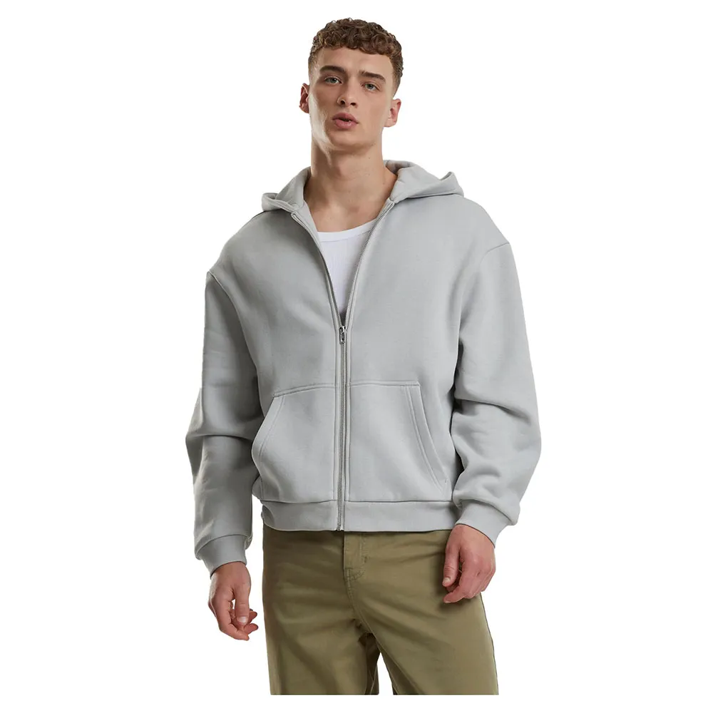 

Толстовка Urban Classics Fluffy full zip, серый
