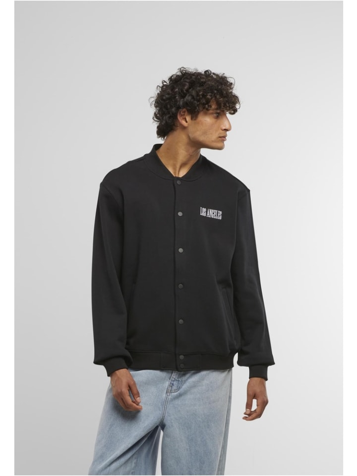 

Куртка Los Angeles Emb Heavy Tonal College Jacket черного цвета Mister Tee