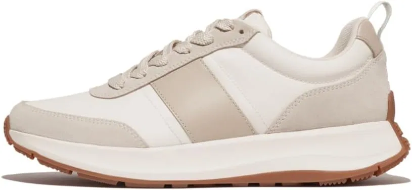 Мужские кроссовки Fitflop F-Mode Flow из ткани, замши и кожи, Beige
