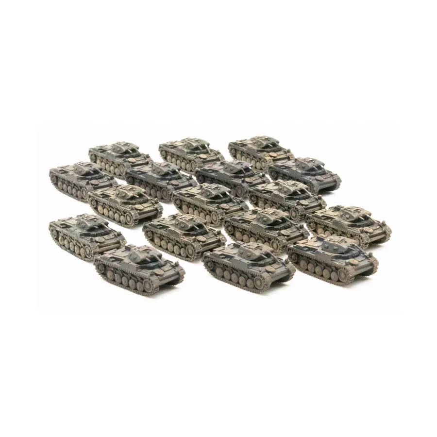 

Pz II A, B и C №6, WWII Micro Armour - Germany - Loose Miniatures (1:285)