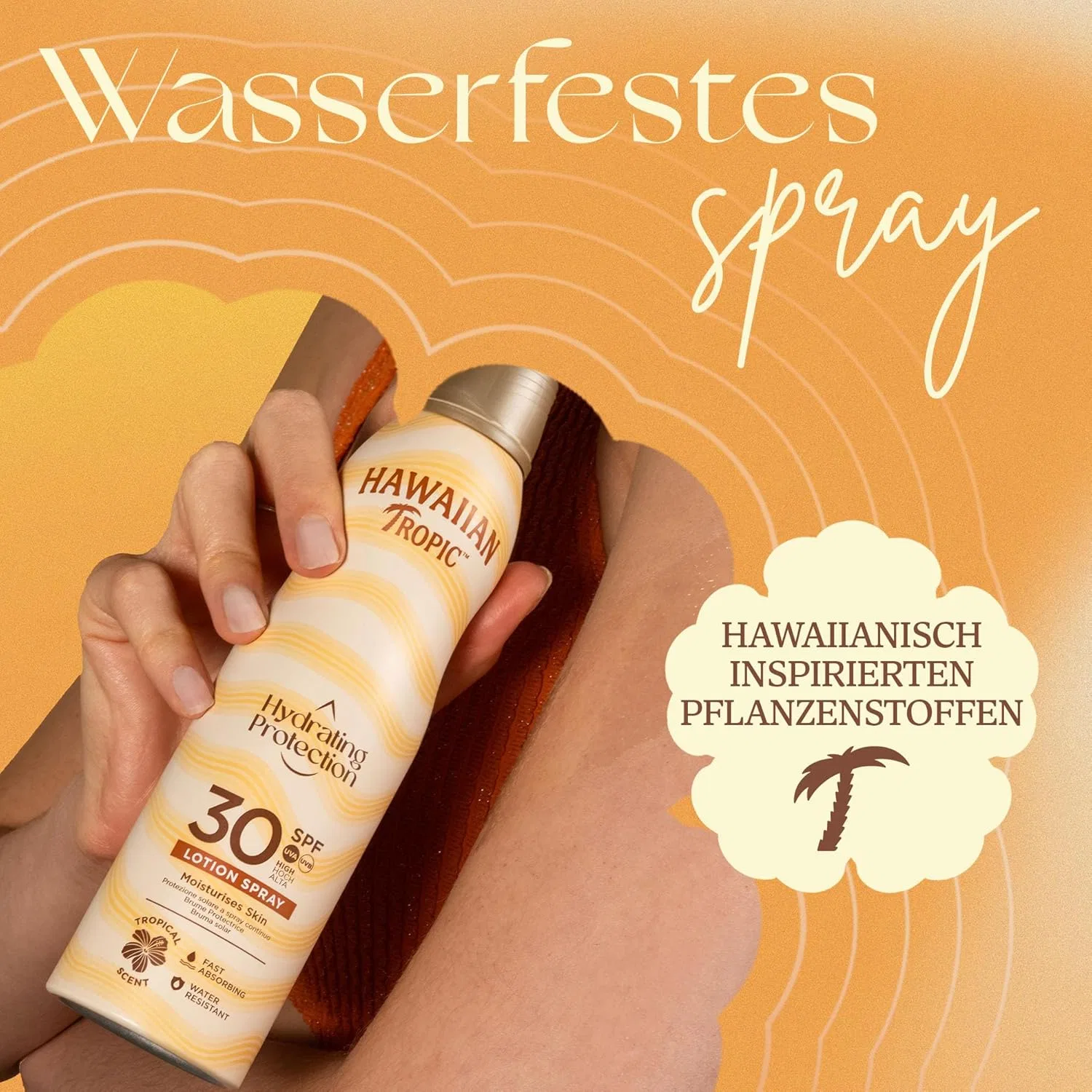 Солнцезащитный спрей «Air Soft Silk Hydration Mist» SPF 30 от Hawaiian Tropic Hawaiian Tropic, Not Applicable — фото 4