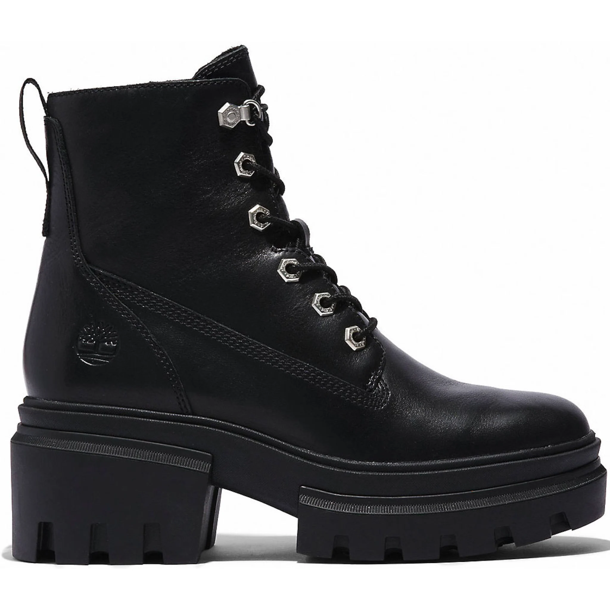 Ботильоны Timberland на шнуровке "EVERLEIGH MID LACE UP BOOT", черный — фото 2