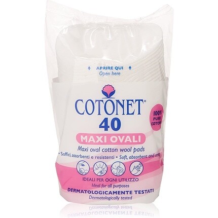 

Подушечки для снятия макияжа Maxi, 40 шт., Cotonet