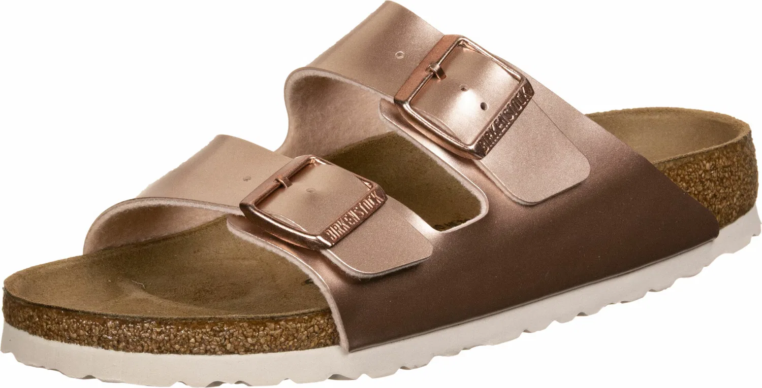 Сандалии Birkenstock Arizona BF W бронзового цвета