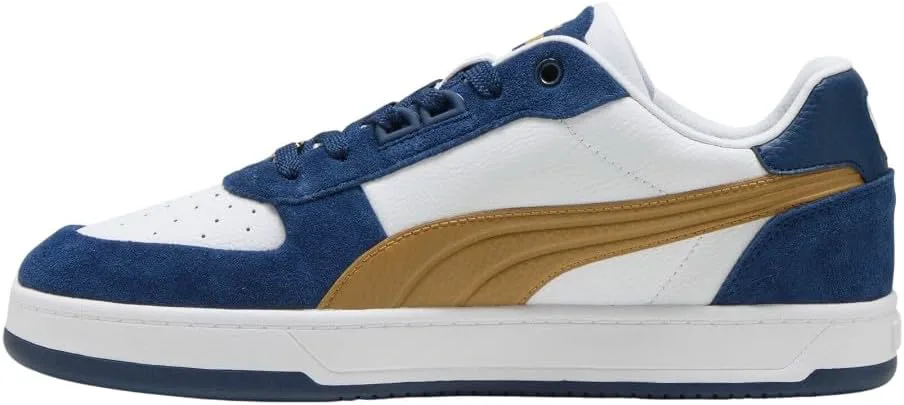 Мужские кроссовки PUMA Caven 2.0 Lux Sd с шнуровкой, повседневные - белые, белый — фото 3