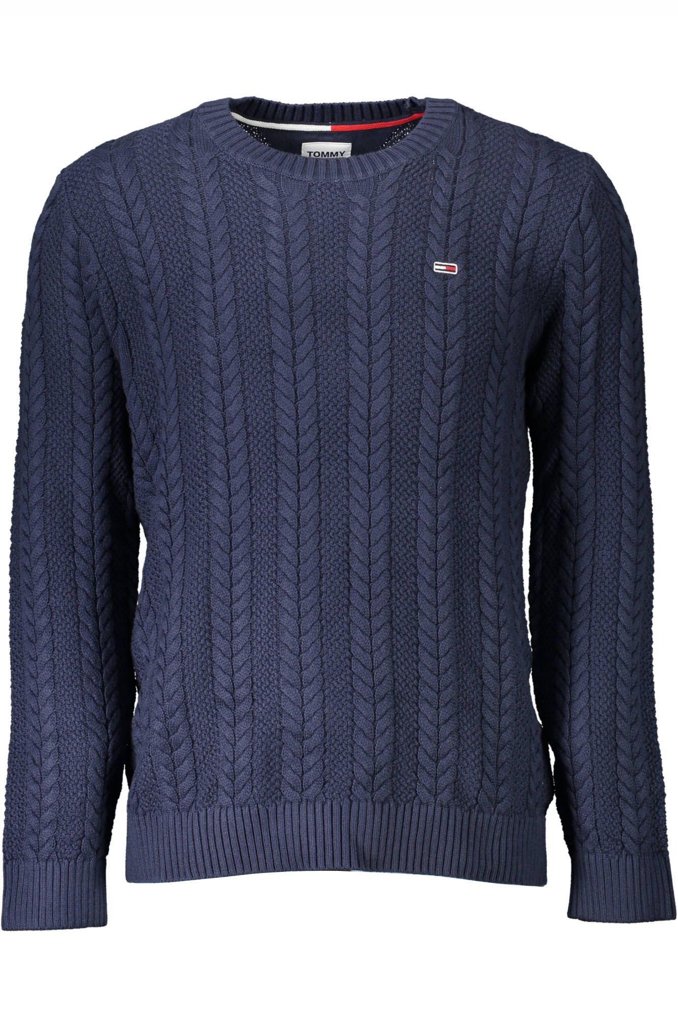 

Синий хлопковый мужской свитер Tommy Hilfiger