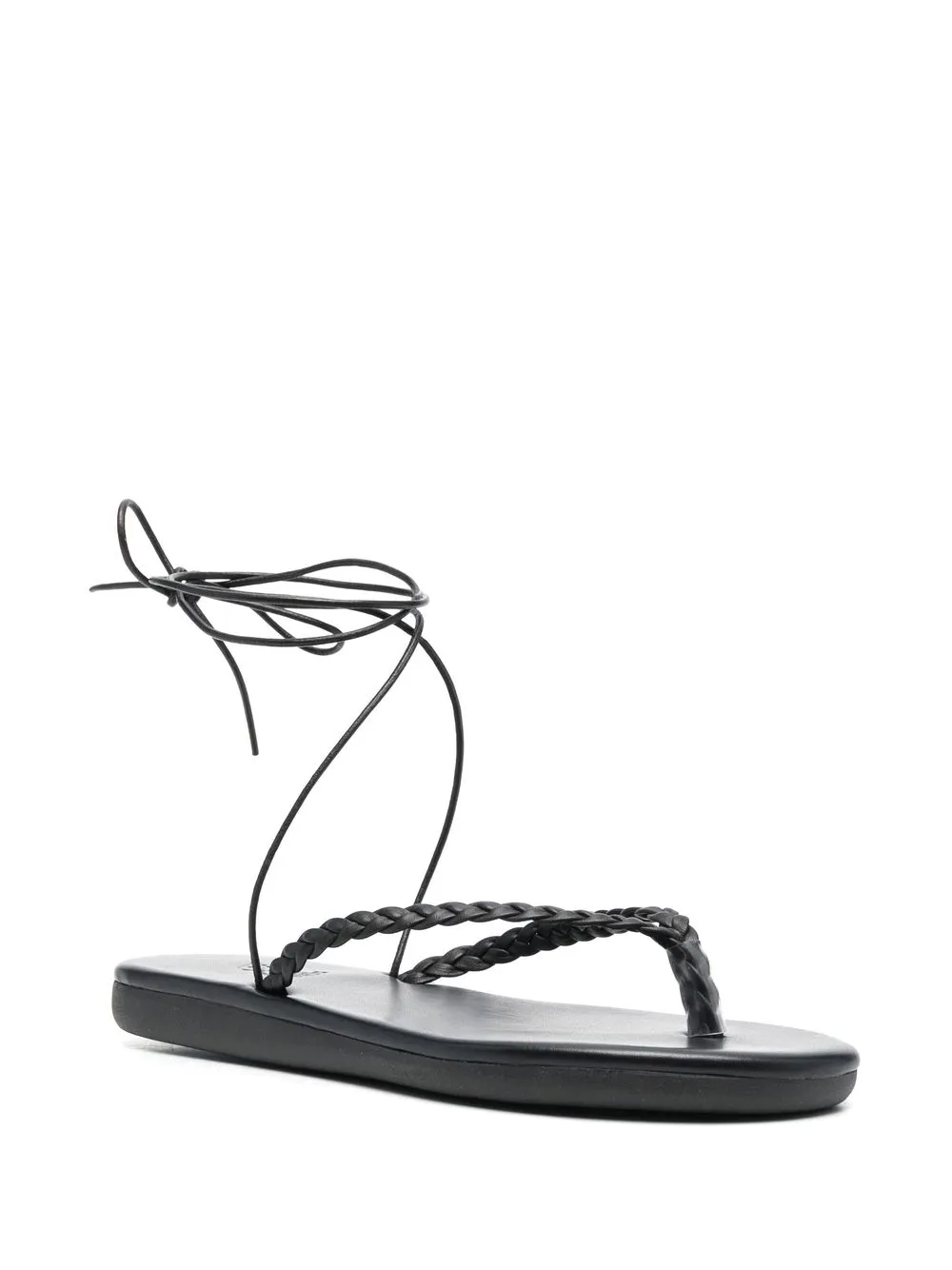 Сандалии с плетеными ремешками Ancient Greek Sandals, черный — фото 2
