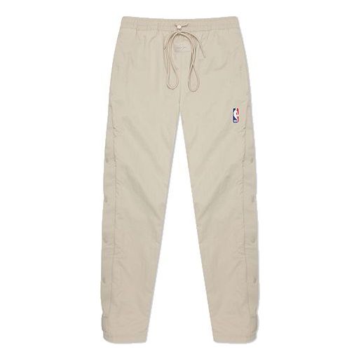 

Брюки x fear of god x nba crossover side solid color sports pants gray Nike, серый