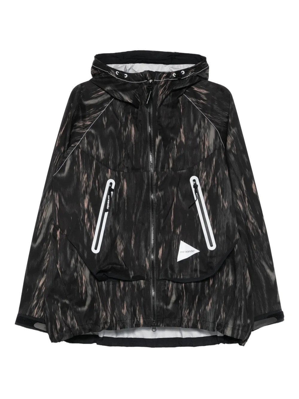 

Куртка с карманами на молнии And Wander, черный