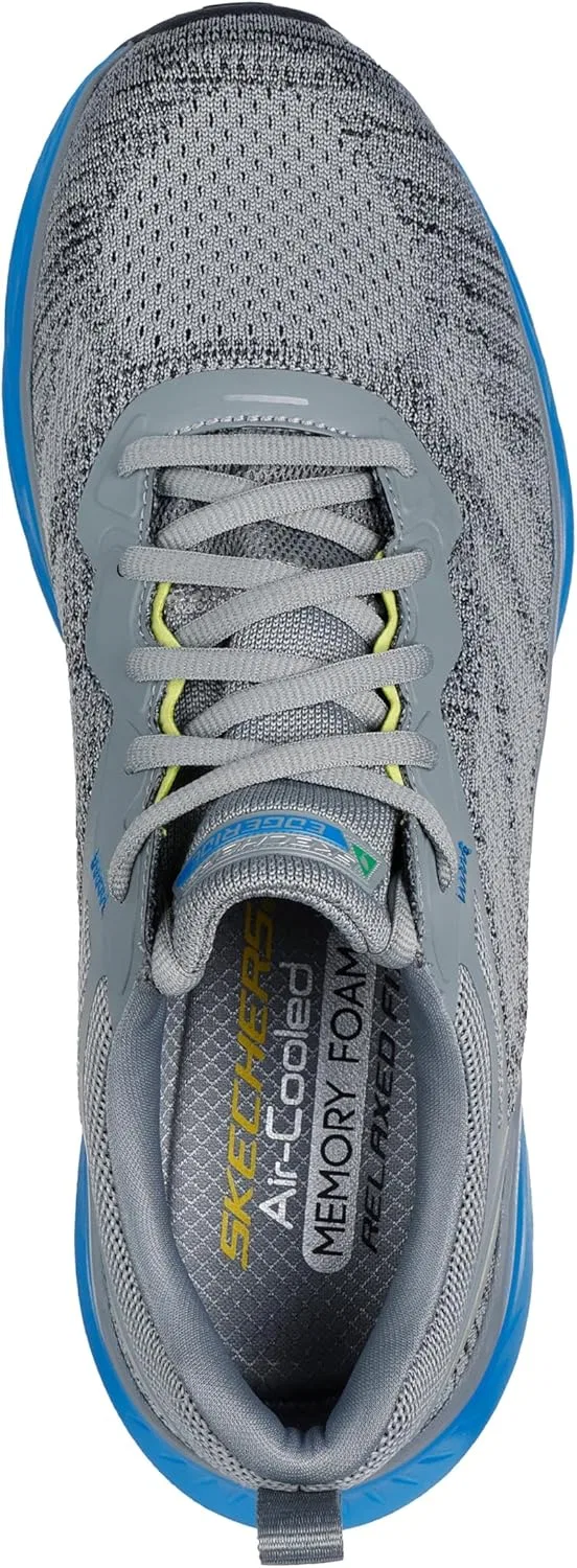 Мужские кроссовки Skechers Edgeride Enzoh, Grey / Blue — фото 3