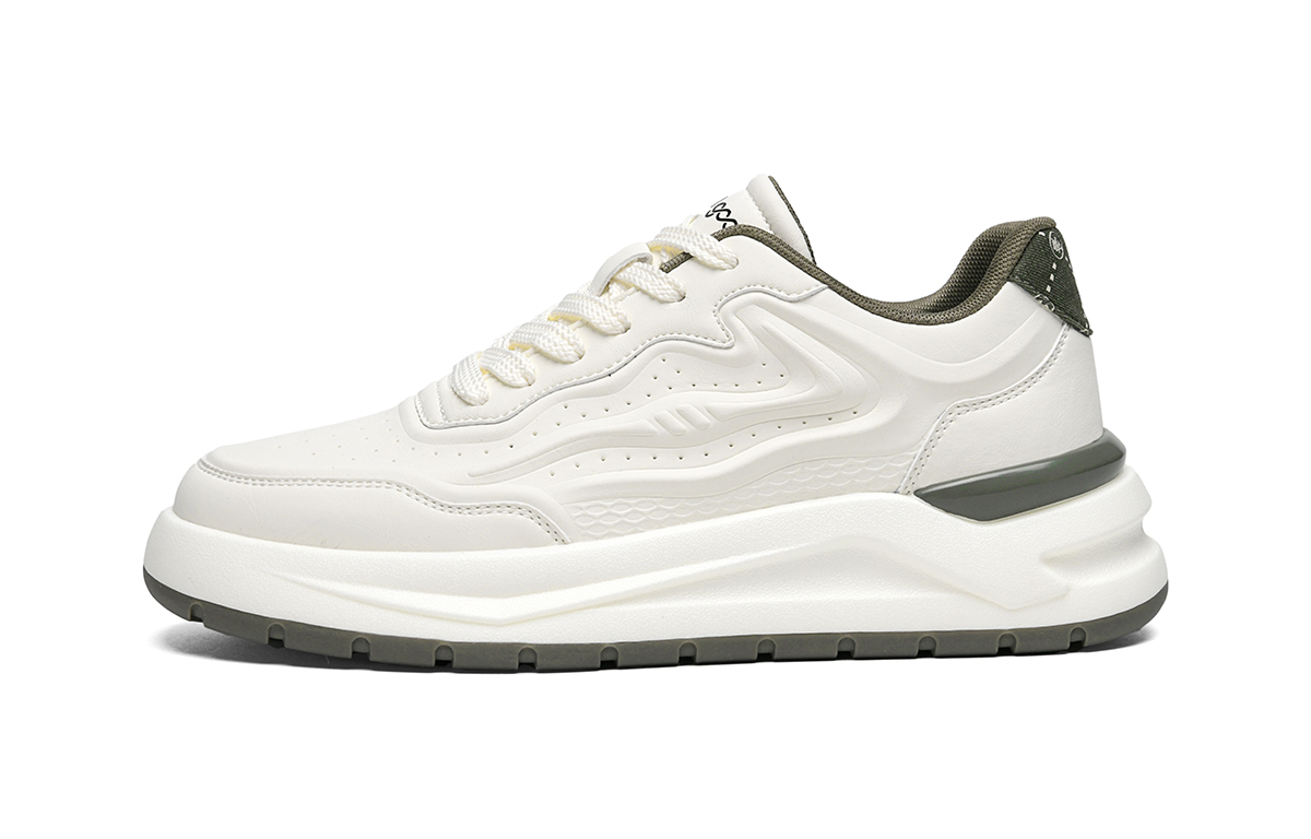 

Низкие кроссовки для скейтбординга мужские HLA, бежевый зеленый