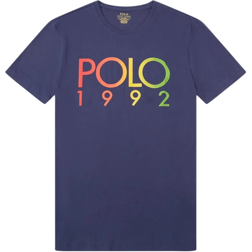 Футболка SS26 Custom Slim Fit мужская Polo Ralph Lauren, Blue