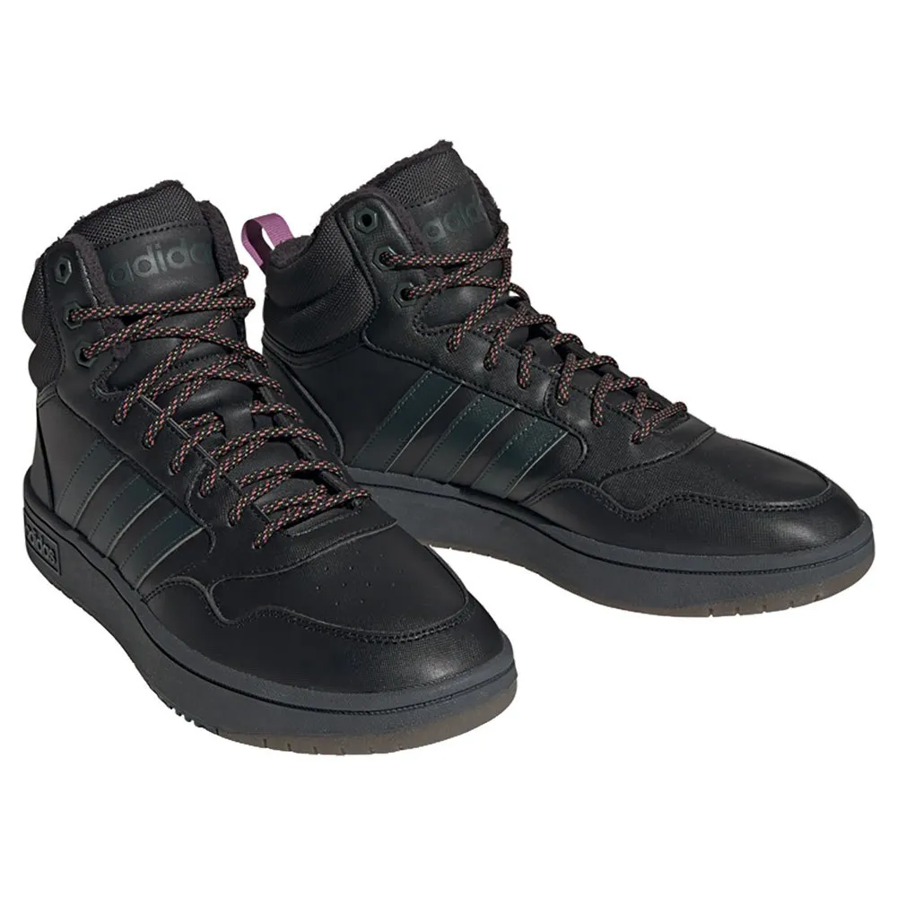 Кроссовки adidas Hoops 3.0 Mid, черный — фото 4
