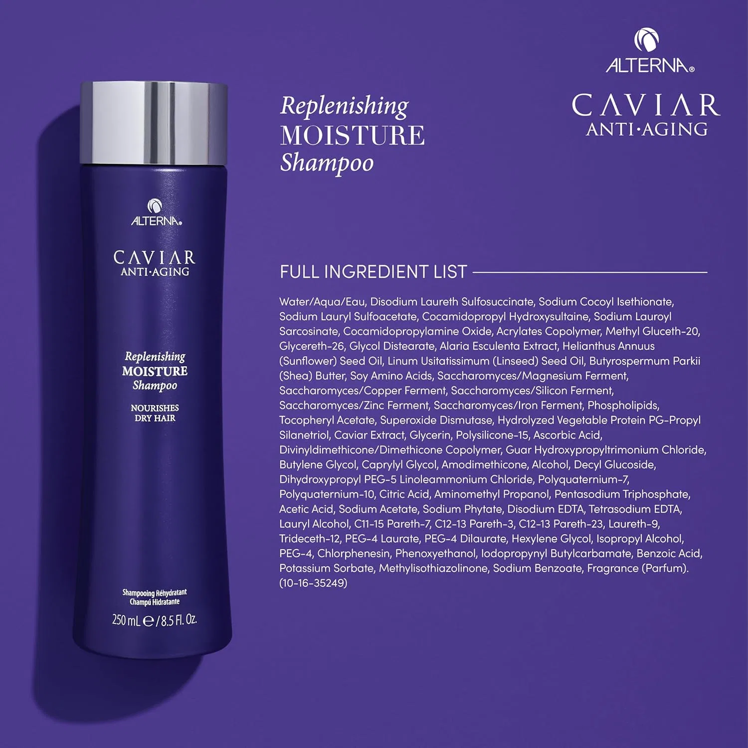Увлажняющий шампунь и кондиционер Caviar Replenishing Moisture от Alterna Alterna — фото 3