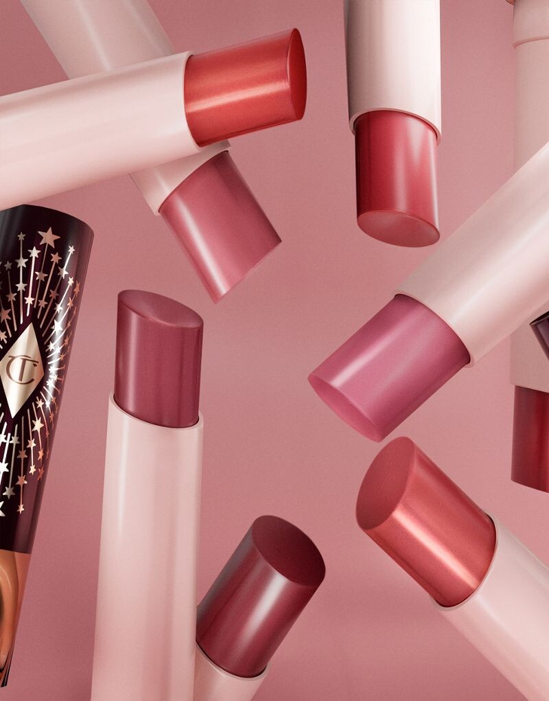 Губная помада Charlotte Tilbury Hyaluronic Happikiss: оттенок Pillow Talk, Pillow Talk — фото 4