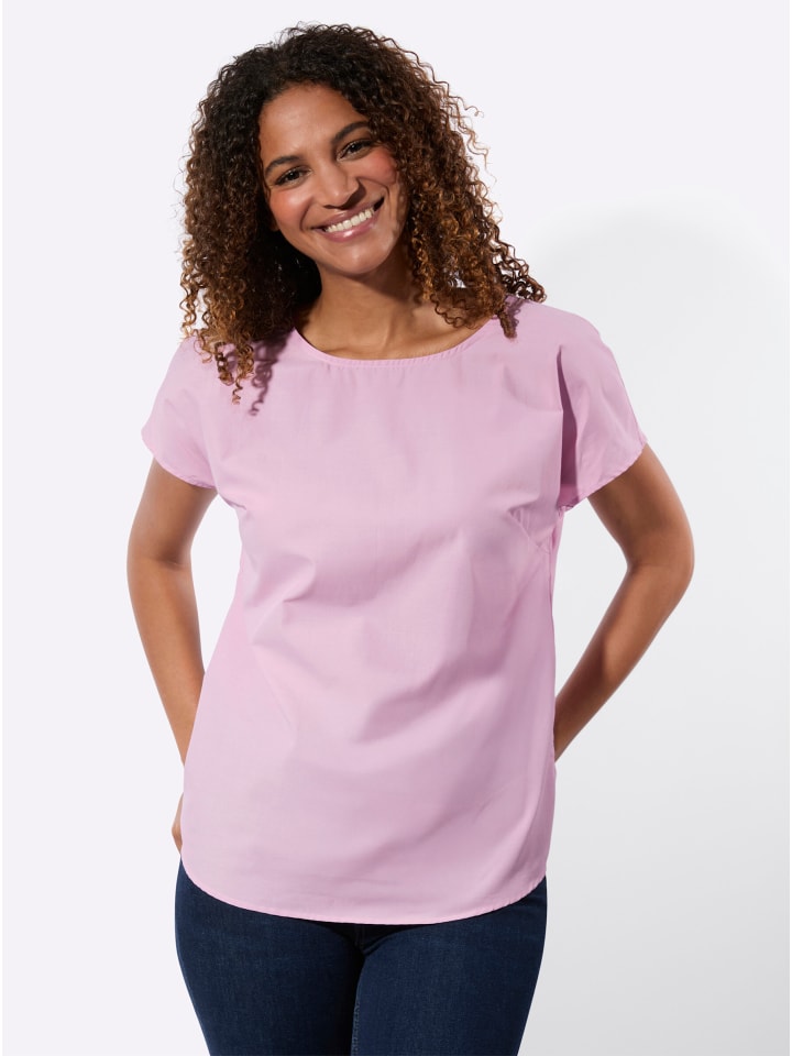 

Хлопковая блузка розового цвета WITT WEIDEN